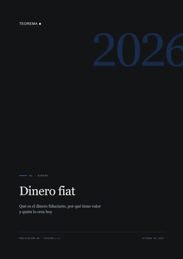 Portada de «Dinero fiat», publicación 08 de Teorema