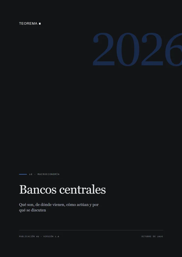 Portada de «Bancos centrales», publicación 09 de Teorema