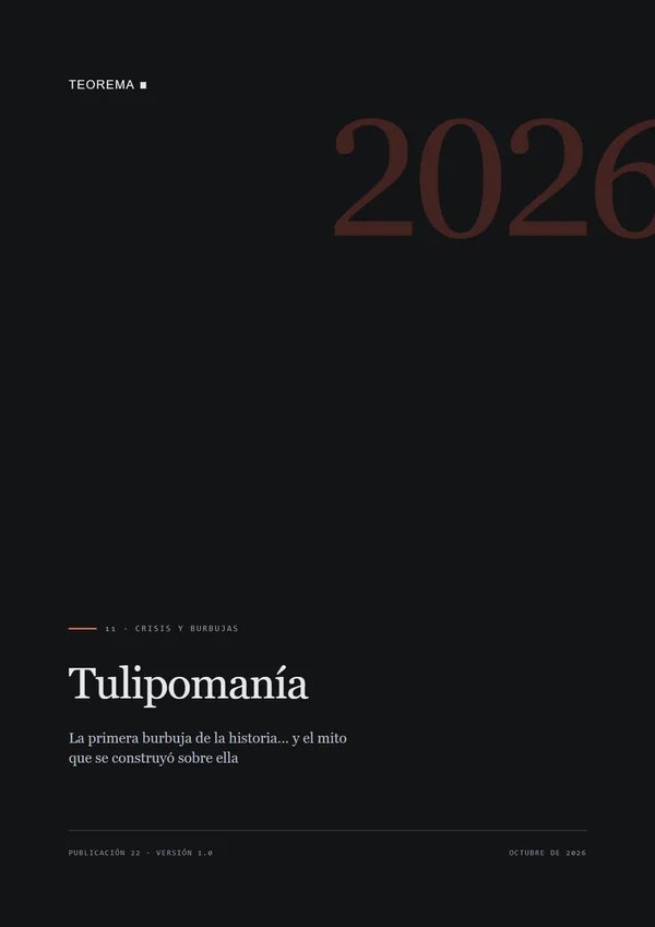 Portada de «Tulipomanía», publicación 22 de Teorema