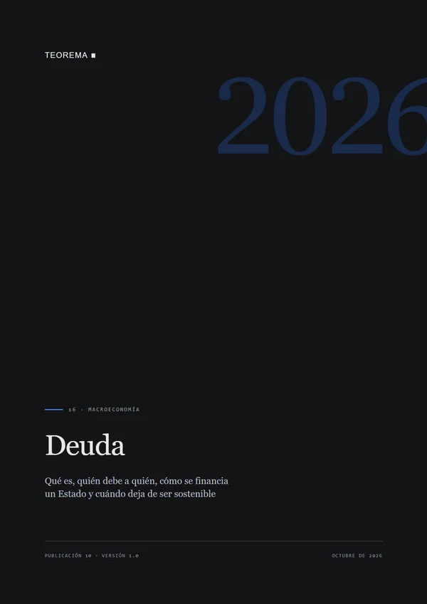 Portada de «Deuda», publicación 10 de Teorema